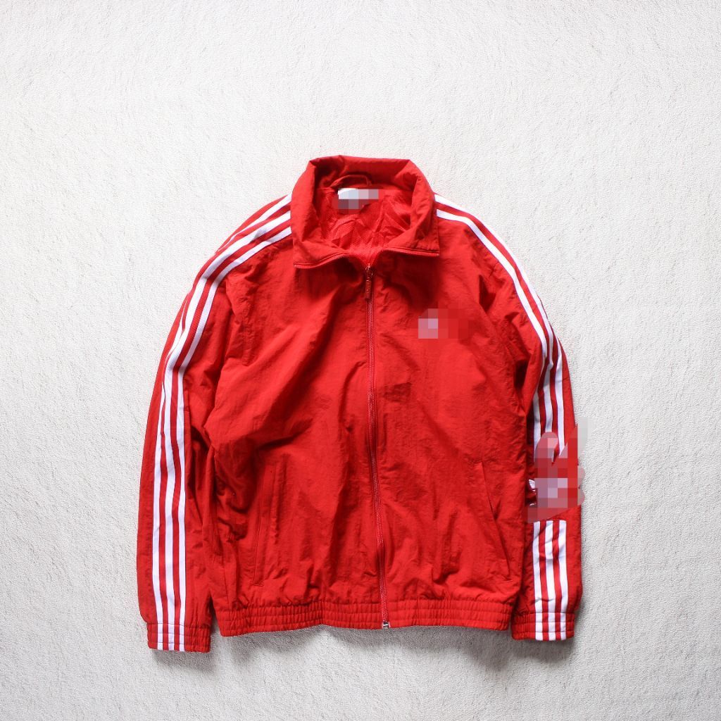 Jacket/jaket 4d1d45 Trefoil zip-up windbreaker s3c0nd