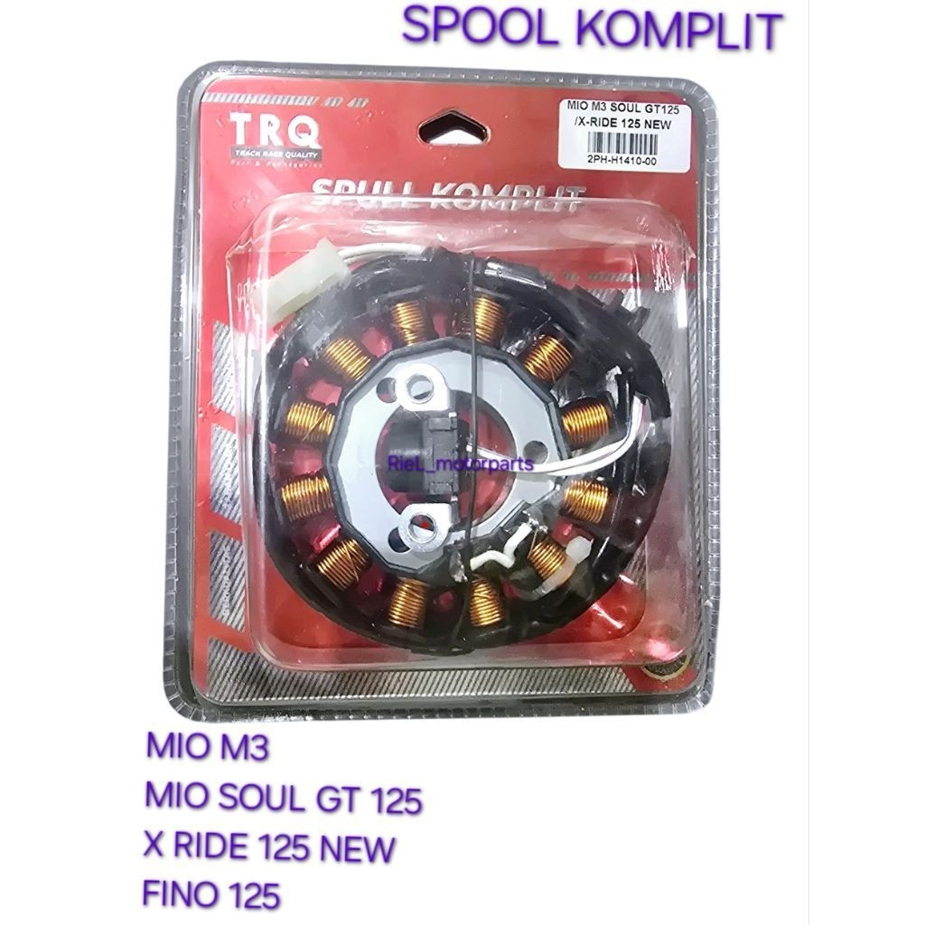 Spool (TRQ) MIO M3 / MIO SOUL GT 125 spol / X RIDE 125 / FINO 125 spul assy stator komplit