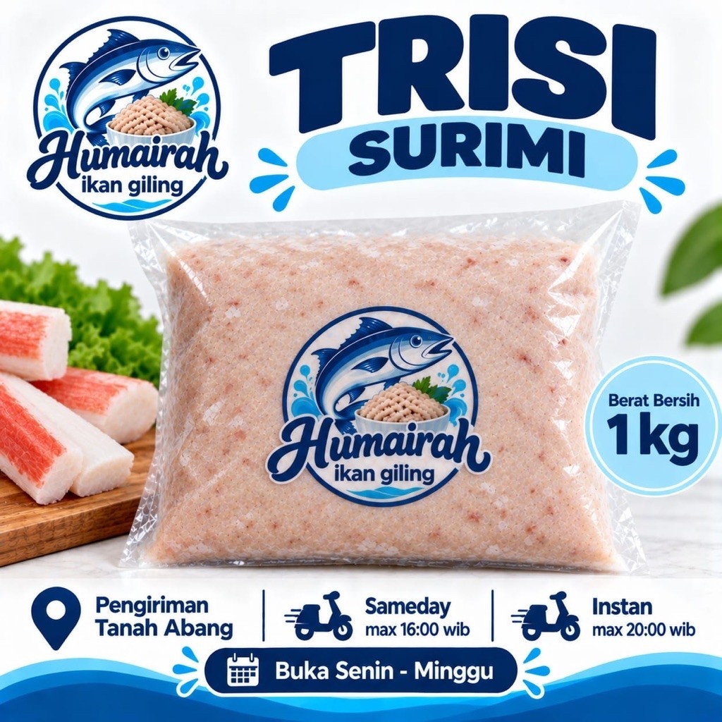 ikan giling trisi / surimi 1 kg / agen ikan tanah abang