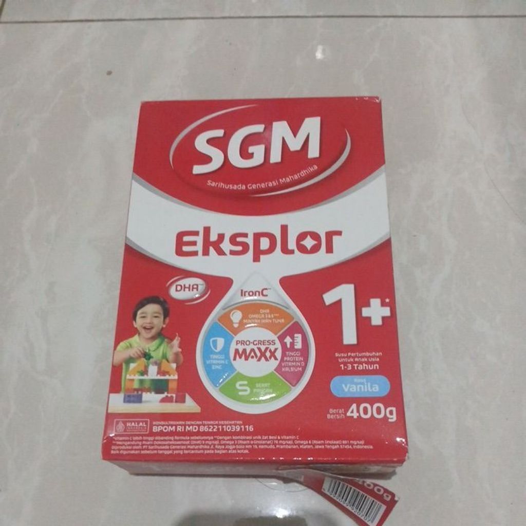 SGM 1+ 400 GRAM(cacat kardus) exp 2028