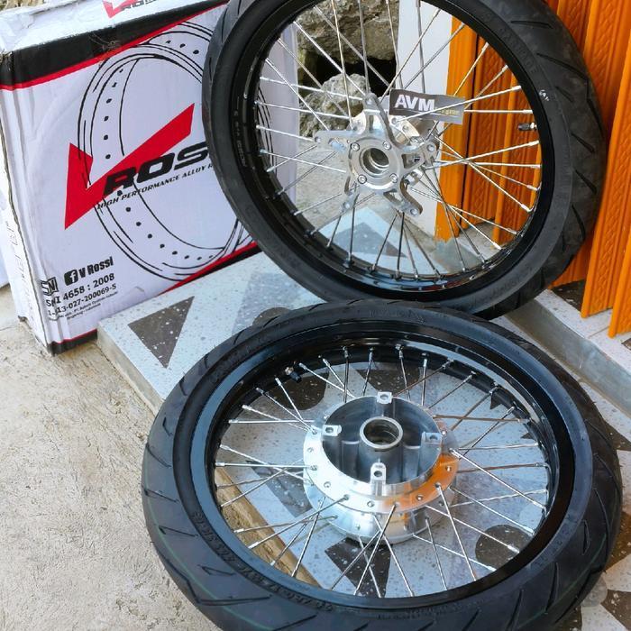 Velg Rossi Cb150R New Velg Cbr Velg Rossi New Cb150R Set Ban Primax Sk03 Tromol Crom Cb150R Original