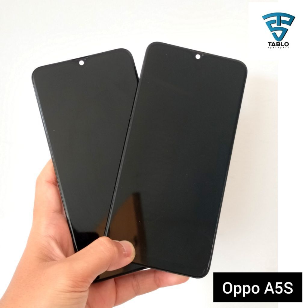 LCD touchscreen frame Oppo A5S original copotan hp