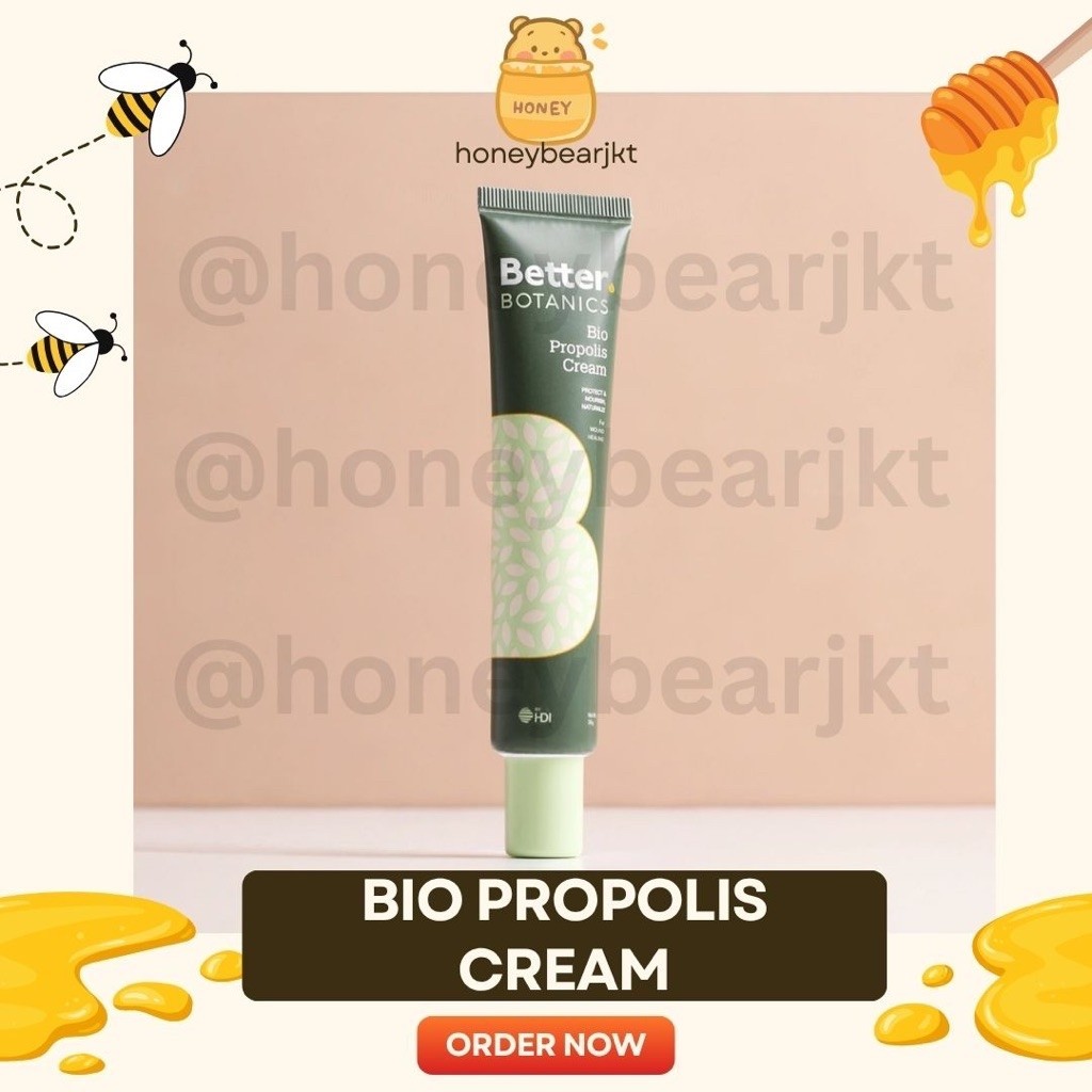 Bio Propolis Cream Better Botanics – Krim Herbal Alami untuk Kulit Sehat & Cerah / lotion body creme