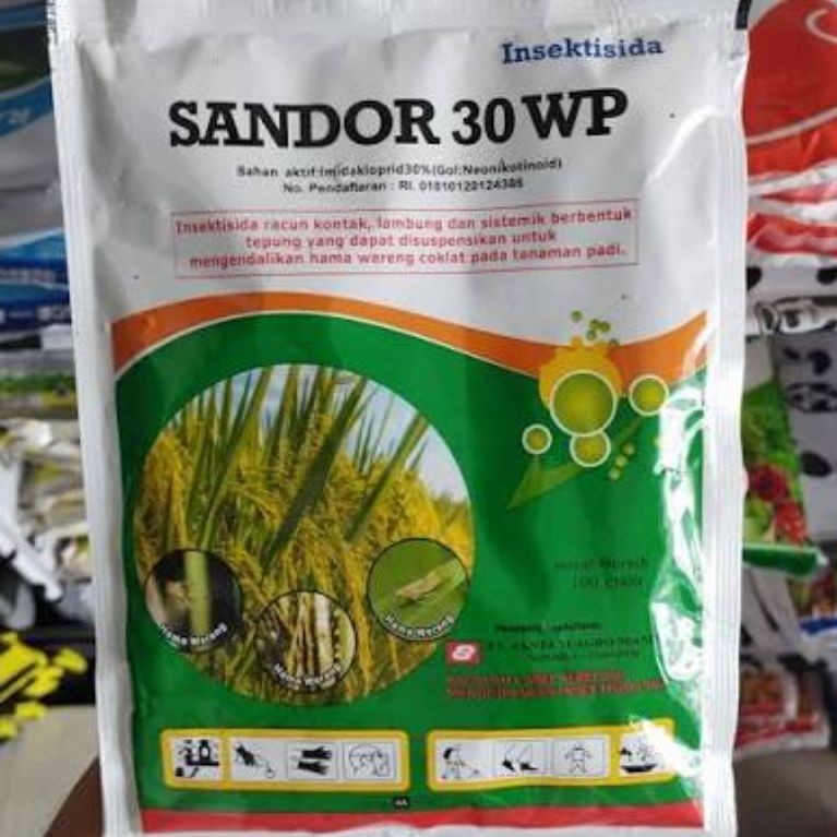 Insektisida Sandor 30WP 100gram Kendalikan Wereng Trhips Tanaman Padi Cabe