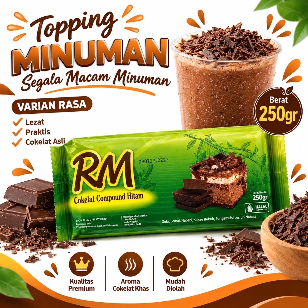 Coklat Batangan/ Coklat Serut RM
