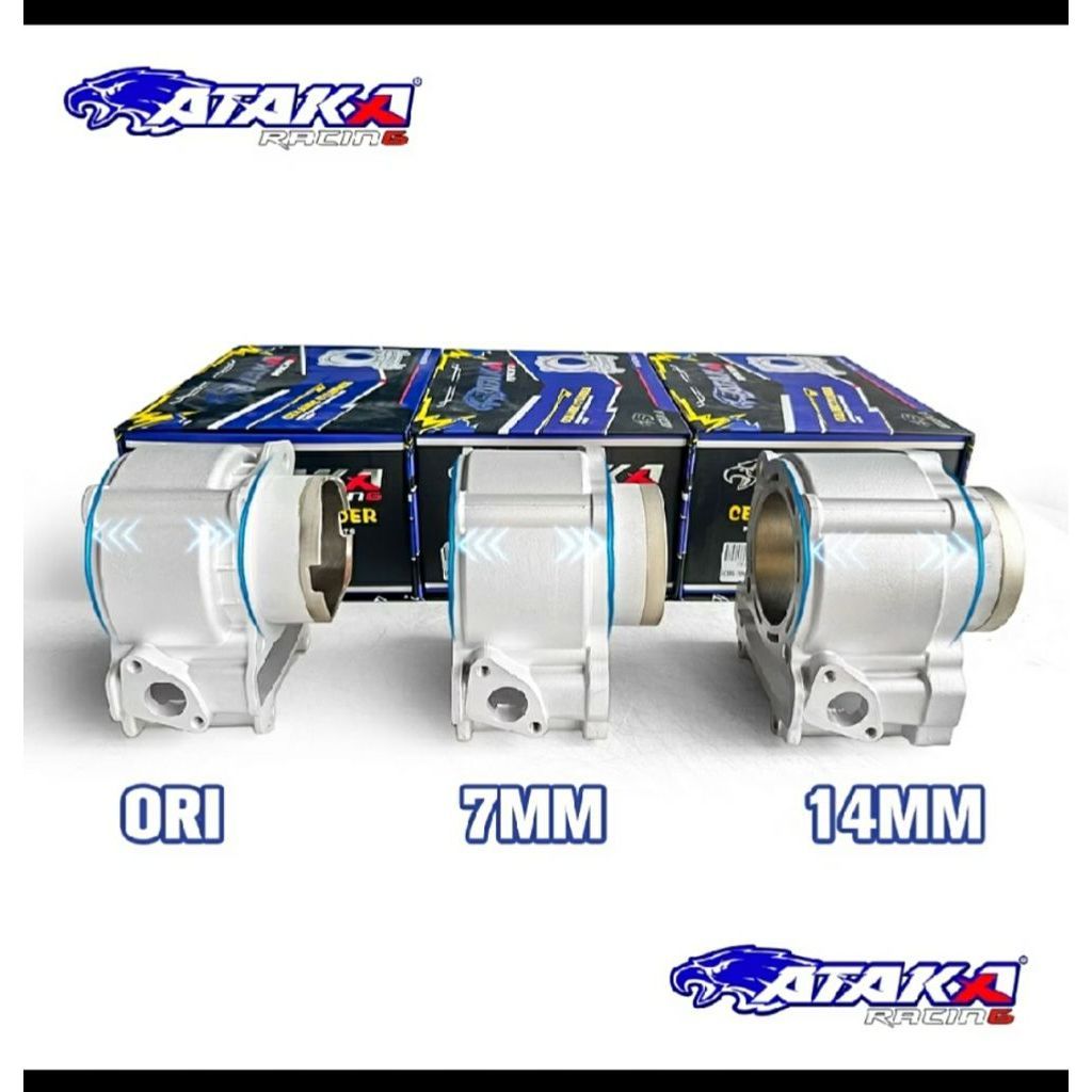 ATAKA RACING INCREASE HEIGHT CERAMIC BLOK V2 +7+14 57 63 65 68 70 MM BLOK JUPITER MX OLD MX NEW MX K
