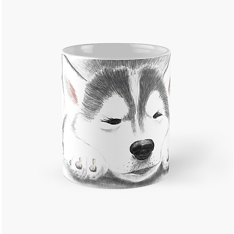 Mug Keramik Husky puppy