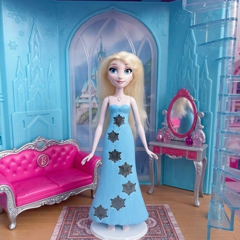 Preloved Boneka Barbie Hasbro Disney Princess Frozen Elsa