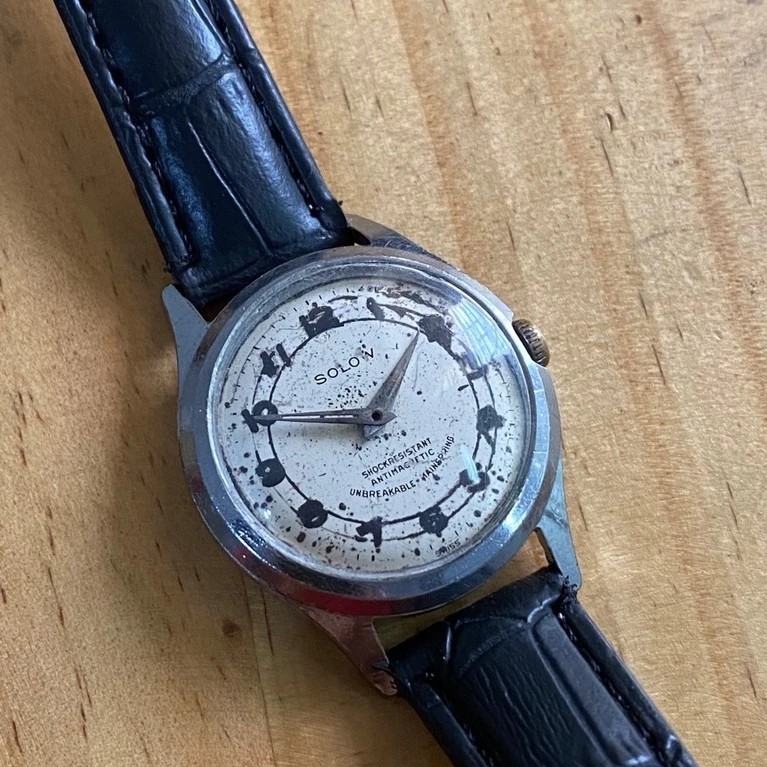 Jam Vintage Military WW2 Solow Swiss Made