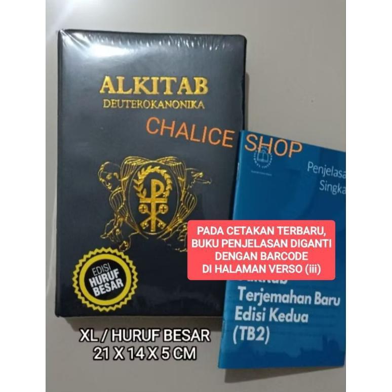ALKITAB XL/HURUF BESAR KATOLIK DEUTEROKANONIKA EDISI TB2 Murah