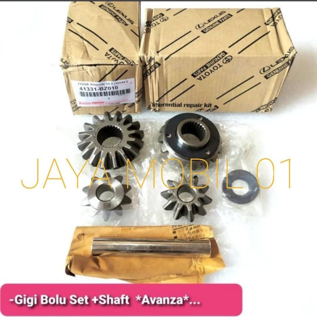 gigi bolu set gigi gardan set Toyota Avanza Xenia ori