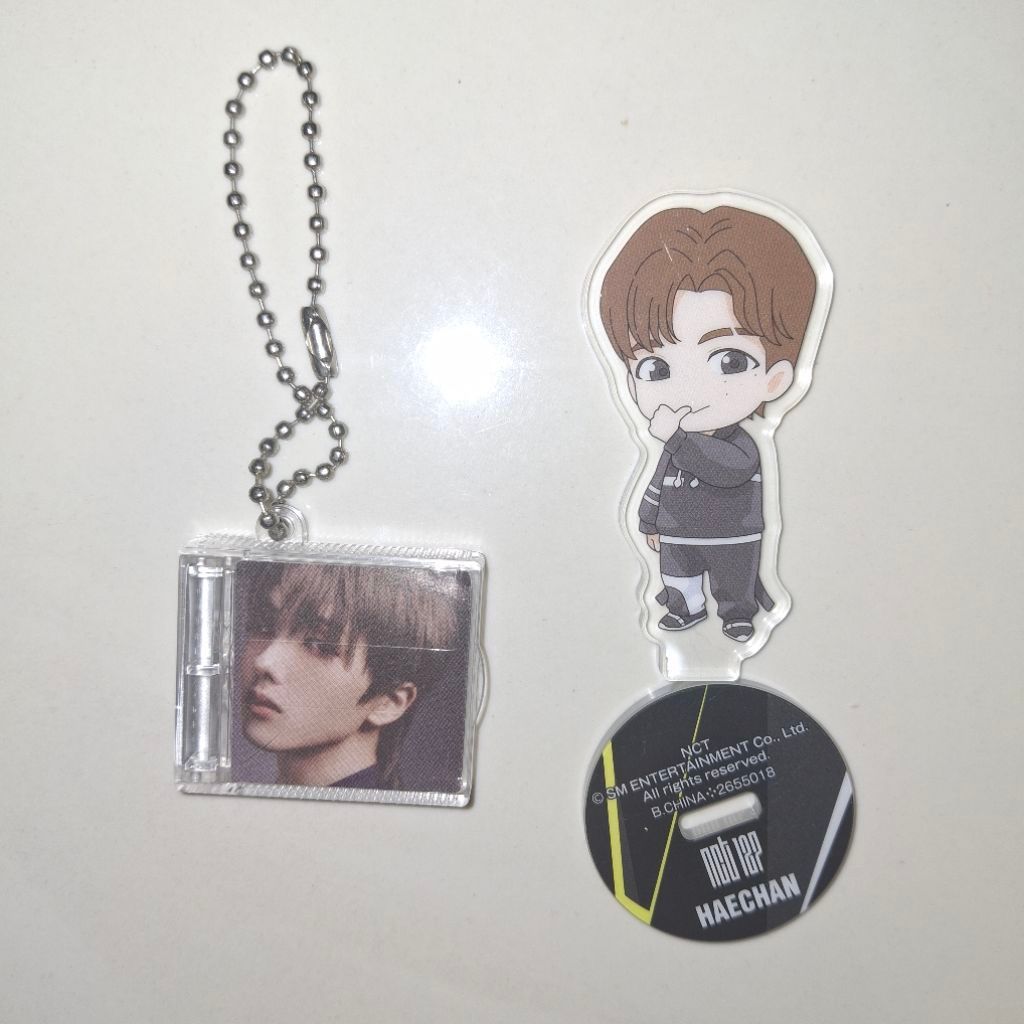 figur rubber ganci keychain chibi haechan jisung nct dream glitch mode