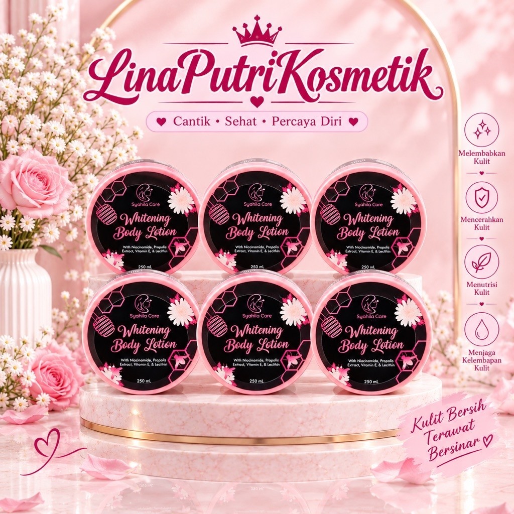 Paket Bundling Handbody SyahilaCare 250 ml POT ( ISI 6 PCS )