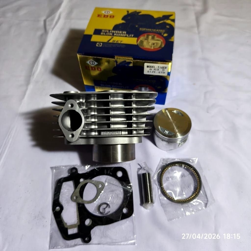 Blok piston seher Tiger standar EDO set isi