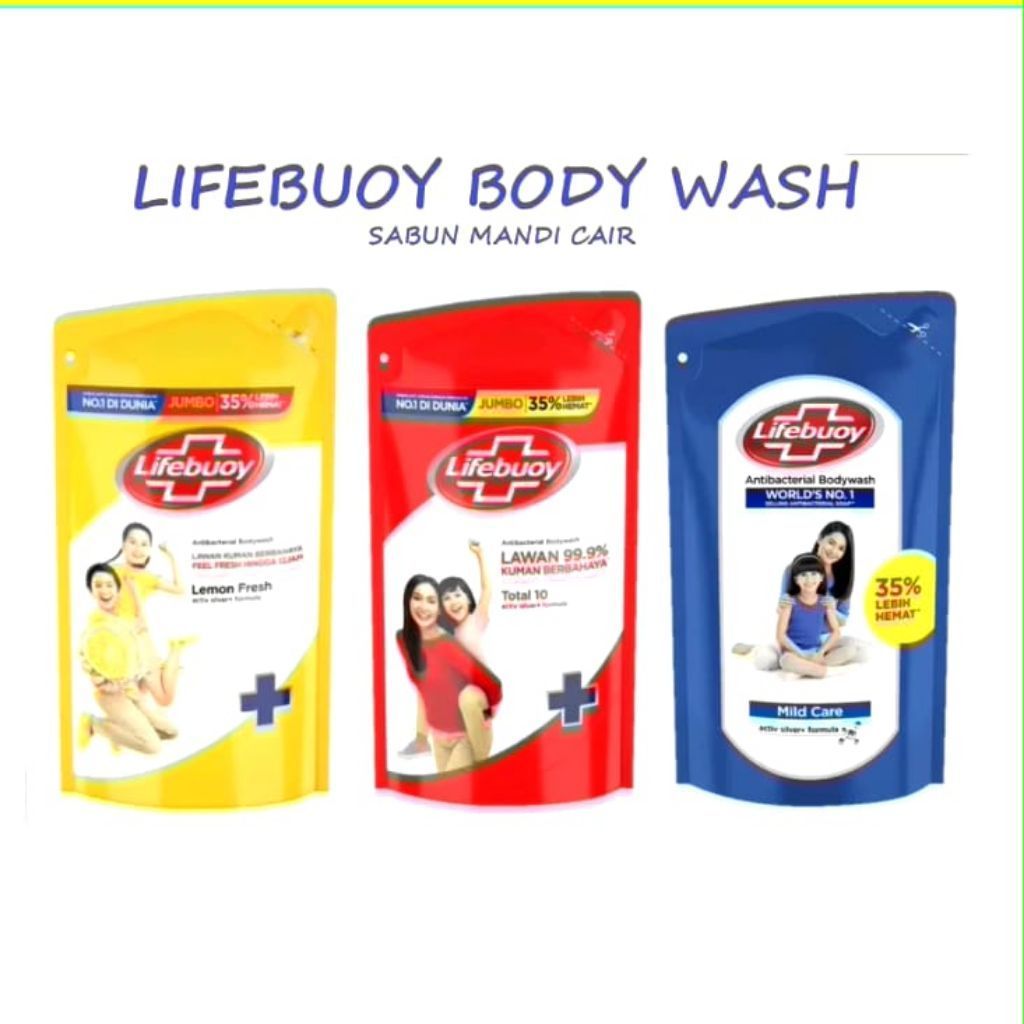 SABUN LIFEBUOY CAIR 85ML / SABUN MANDI LIFEBUOY