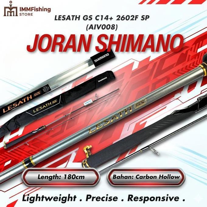 Joran Shimano Lesath C14+ | Tongkat Pancing | Spinning | Empang