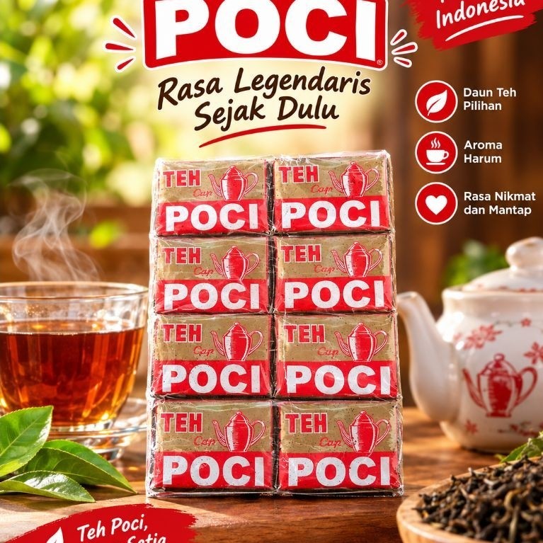 Teh Poci Gold Bubuk Aroma Wangi, Rasa Premium