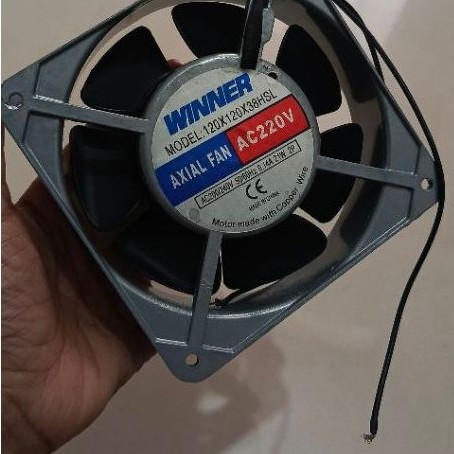 fan AC Winner 12 x 12 cm sleeve bearing 220volt cooling fan heatsink ori winner 12cm
