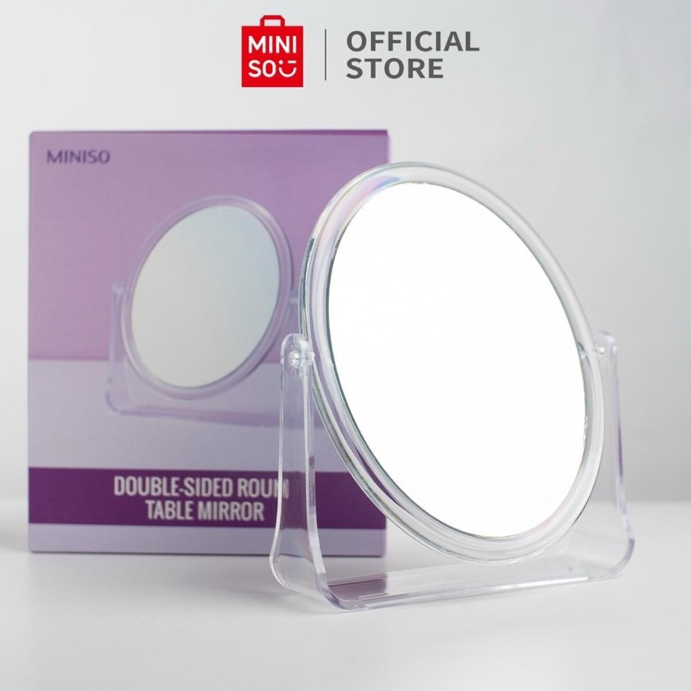 COD Kaca Cermin MINISO Cermin Dua Sisi Doubleside Mirror Miniso Cermin Bulat Cermin Kotak Cermin Ber
