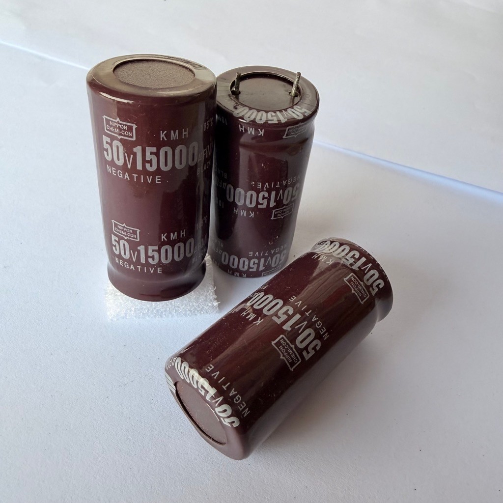 Elco 15000/40v 15000uf 50V Nichicon Asli Bekas Cocok Buat Amplifier Gainclone