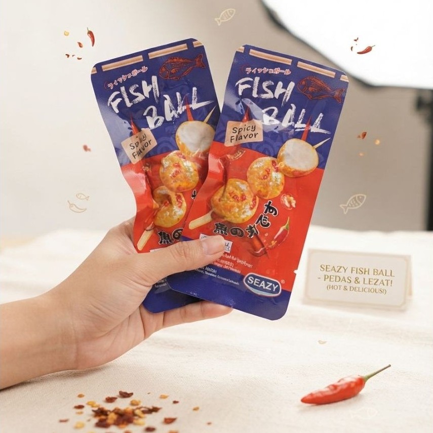 HARGA PER PCS FISH BALL / BAKSO IKAN SPICY CURRY SEAZY