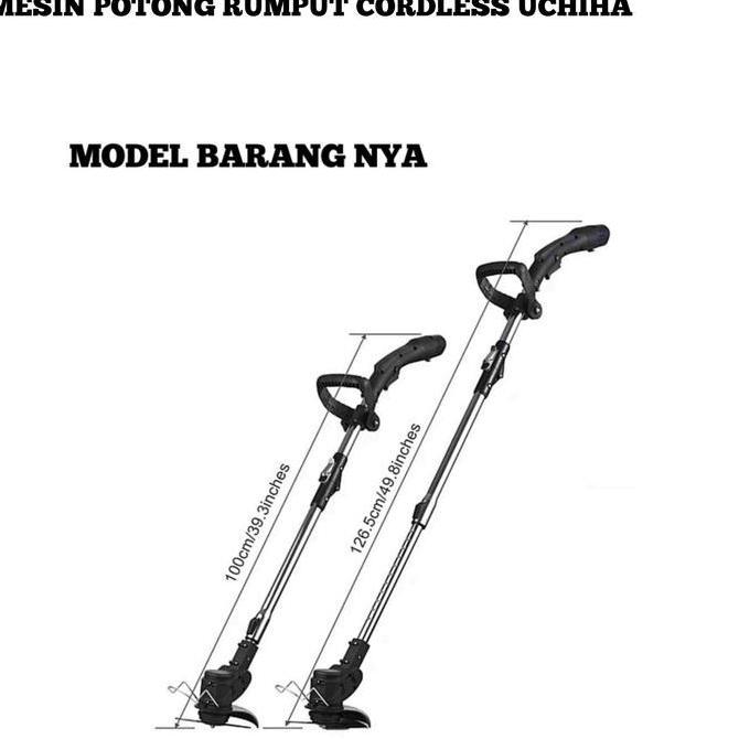 Acavalam65 - Mesin Potong Rumput Padi Uchiha Uciha Brush Cutter Cordless Baterai
