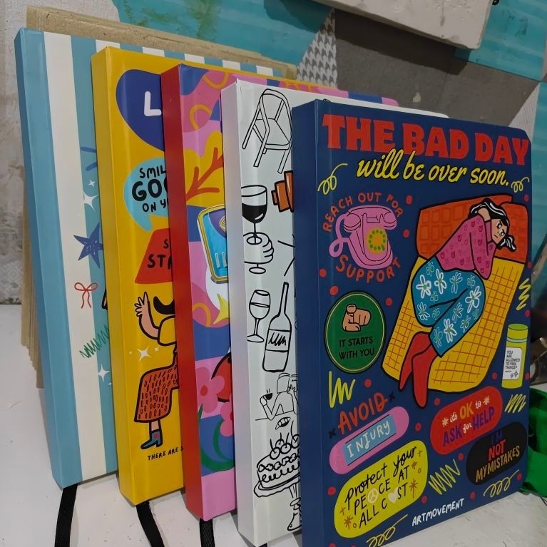 NOTEBOOK A6 Hardcover (100 Lembar)