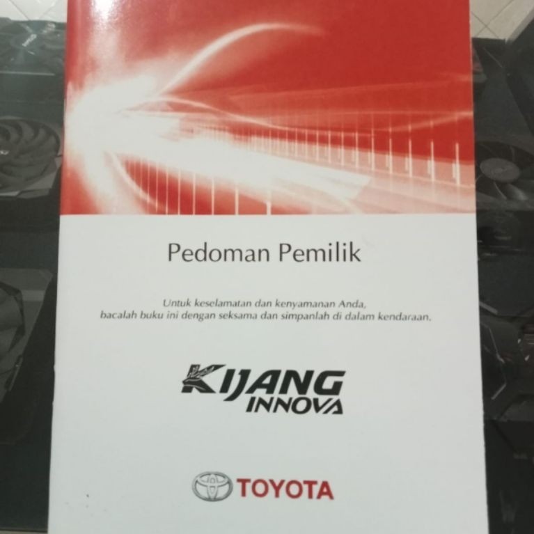 Manual Book / Buku Panduan + CD Kijang Innova Reborn G V Venturer 2018 Keatas