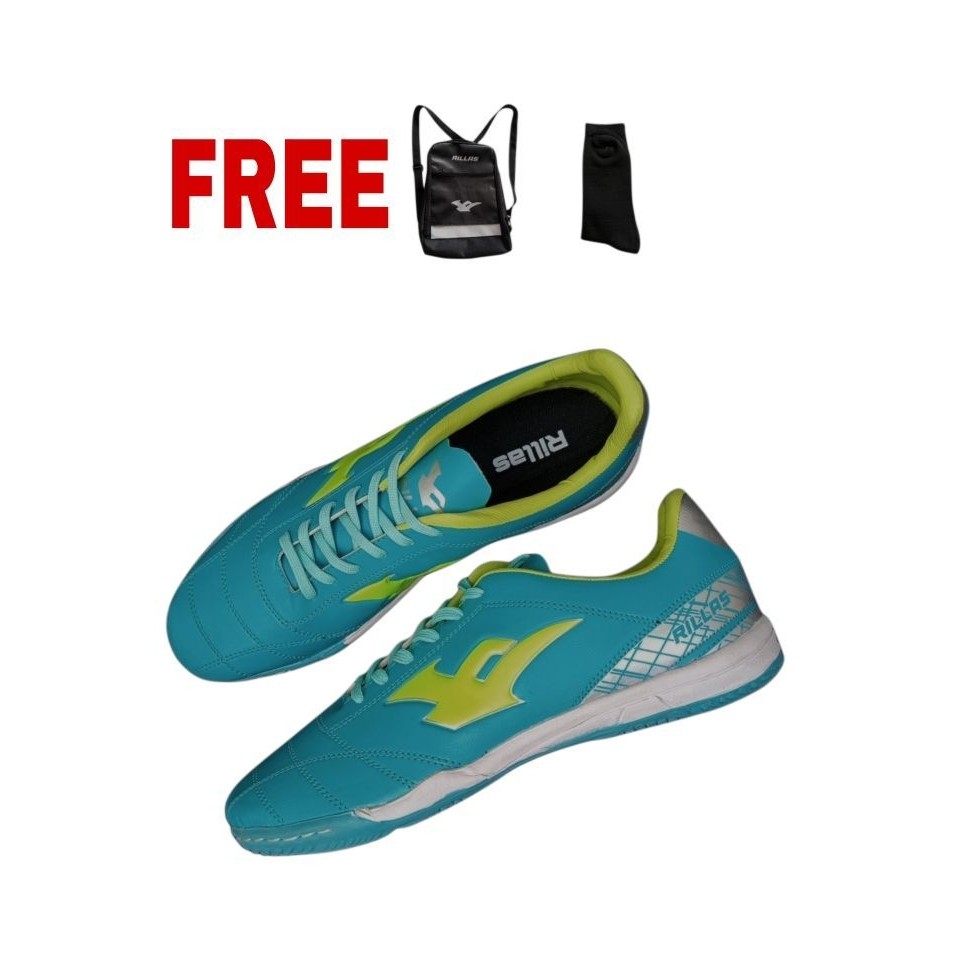 sepatu futsal RILLAS original terbaru- di sol FREE tas