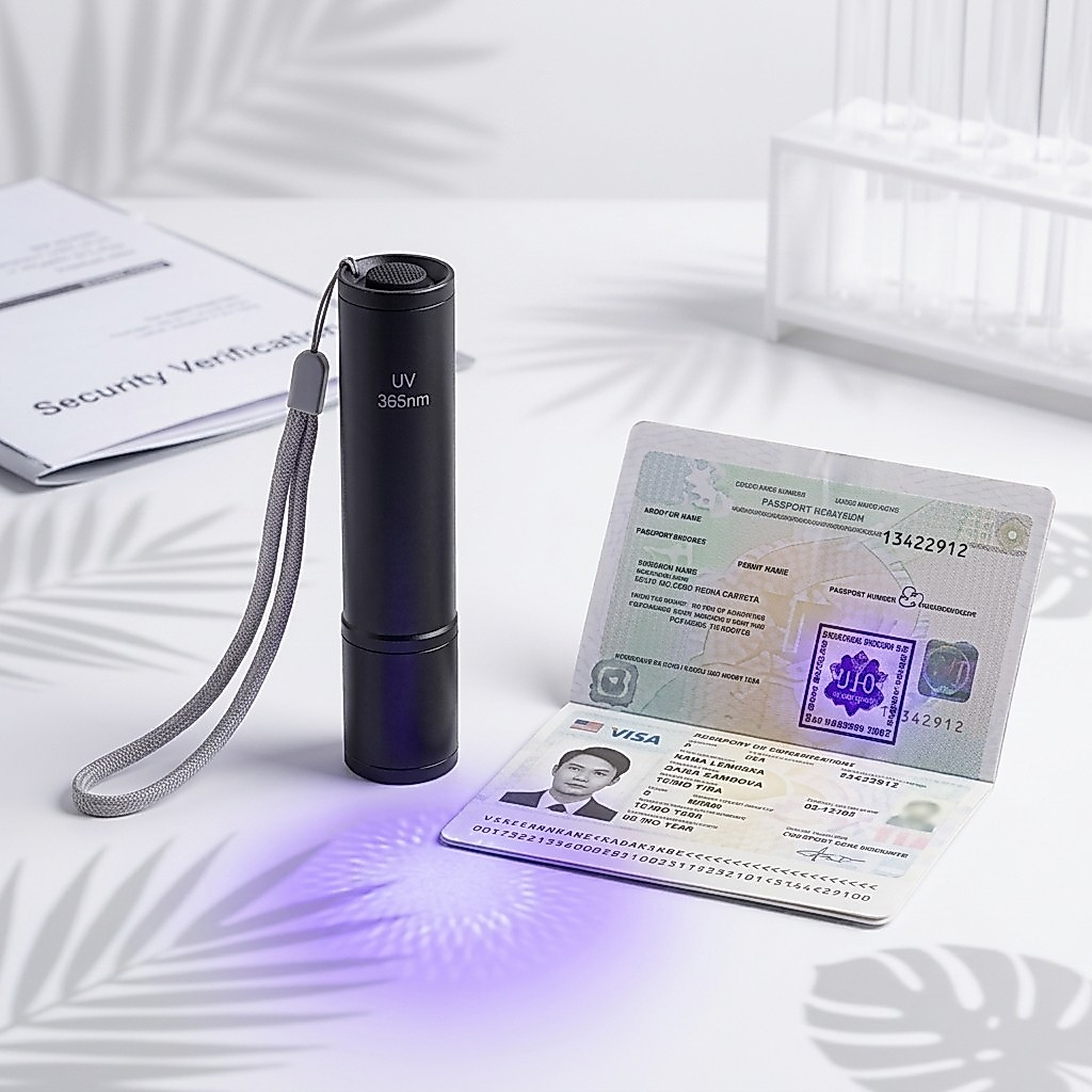 GSLED 995 Senter Saku Ultraviolet UV LED USB Cas Alat Deteksi Uang Palsu Kutu Kucing