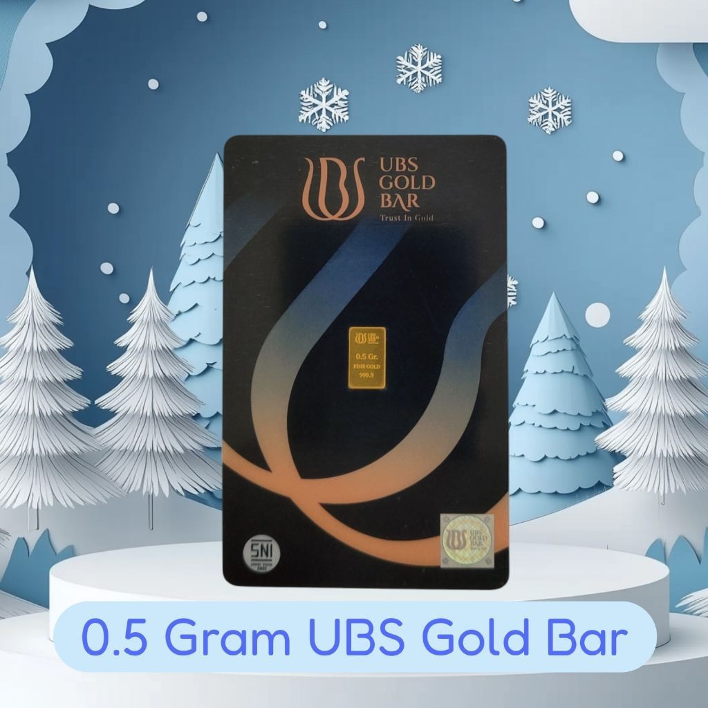 Logam Mulia Emasku 0.5 Gram UBS Gold Bar