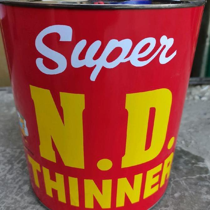 thinner / tiner/ pengencer cat ND super kemasan kaleng.
