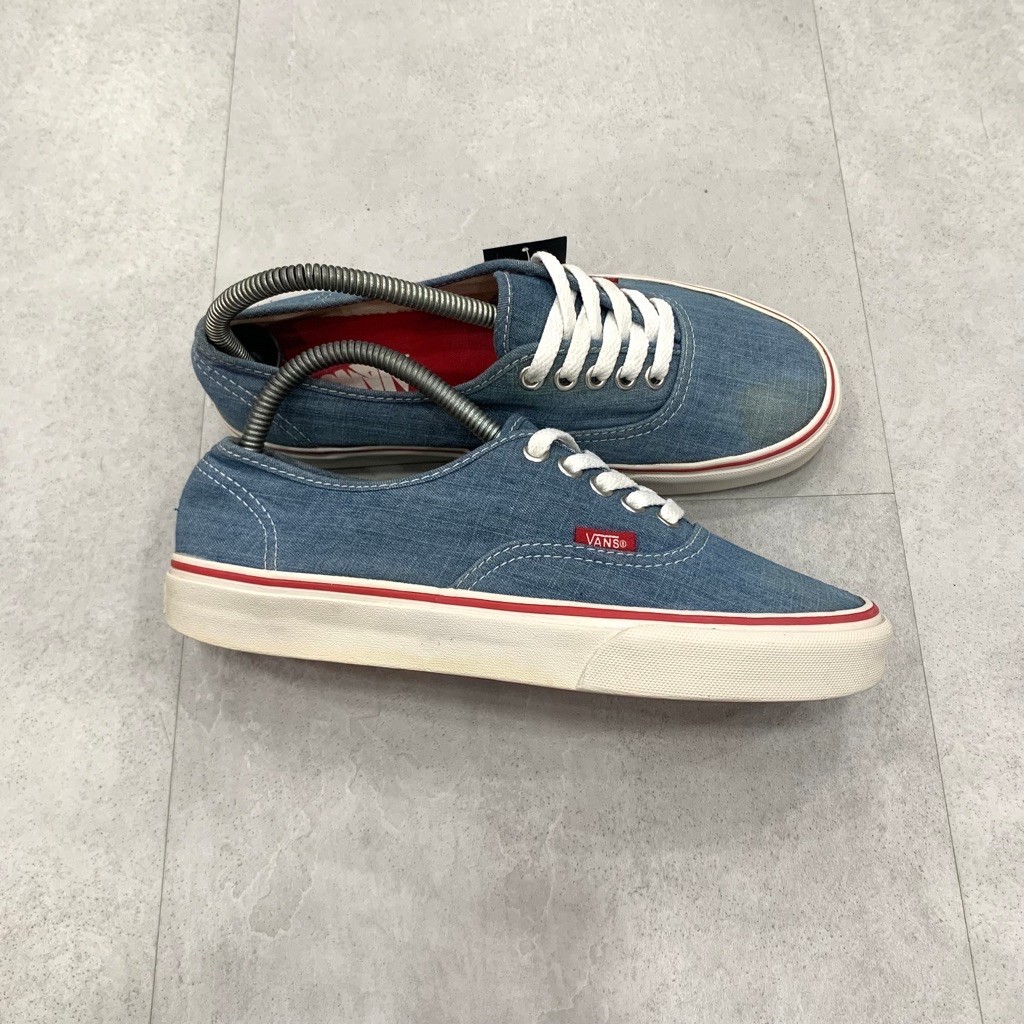 [ Size 39 ] Vans Authentic Denim Blue & White