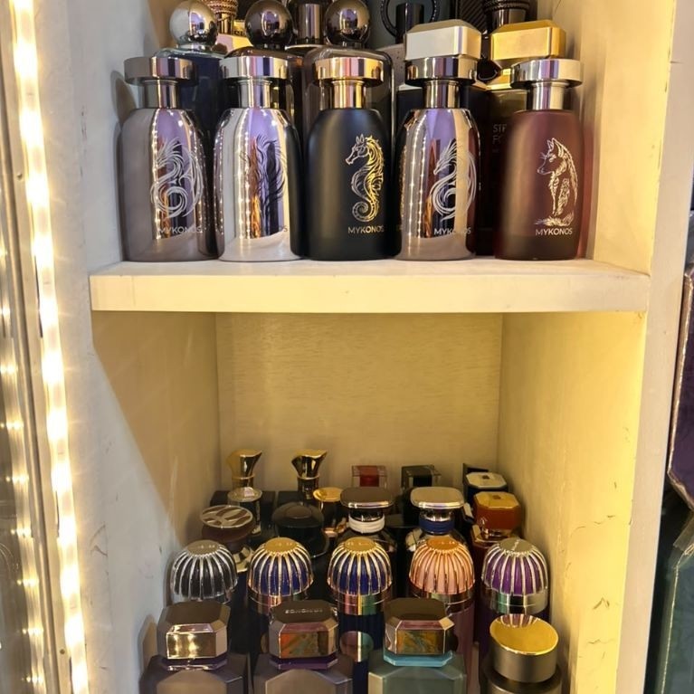 Botol kosong Mykonos & Velixir