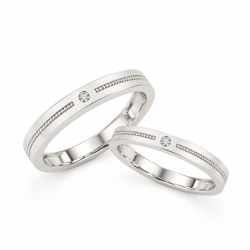 WEDDING RING EMAS DAN BERLIAN
