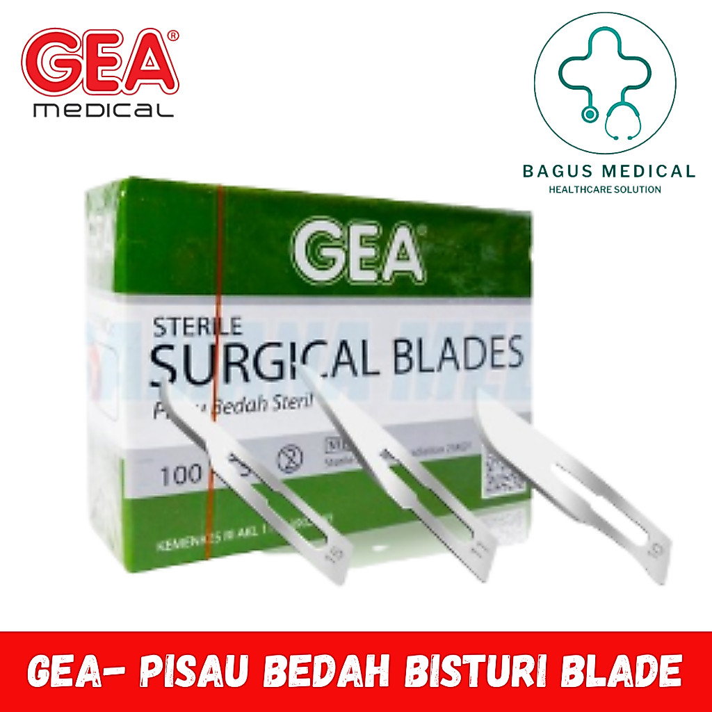 GEA- Pisau Bedah Bisturi Blade/ Surgical Blade/ Mata Pisau Bedah Bok