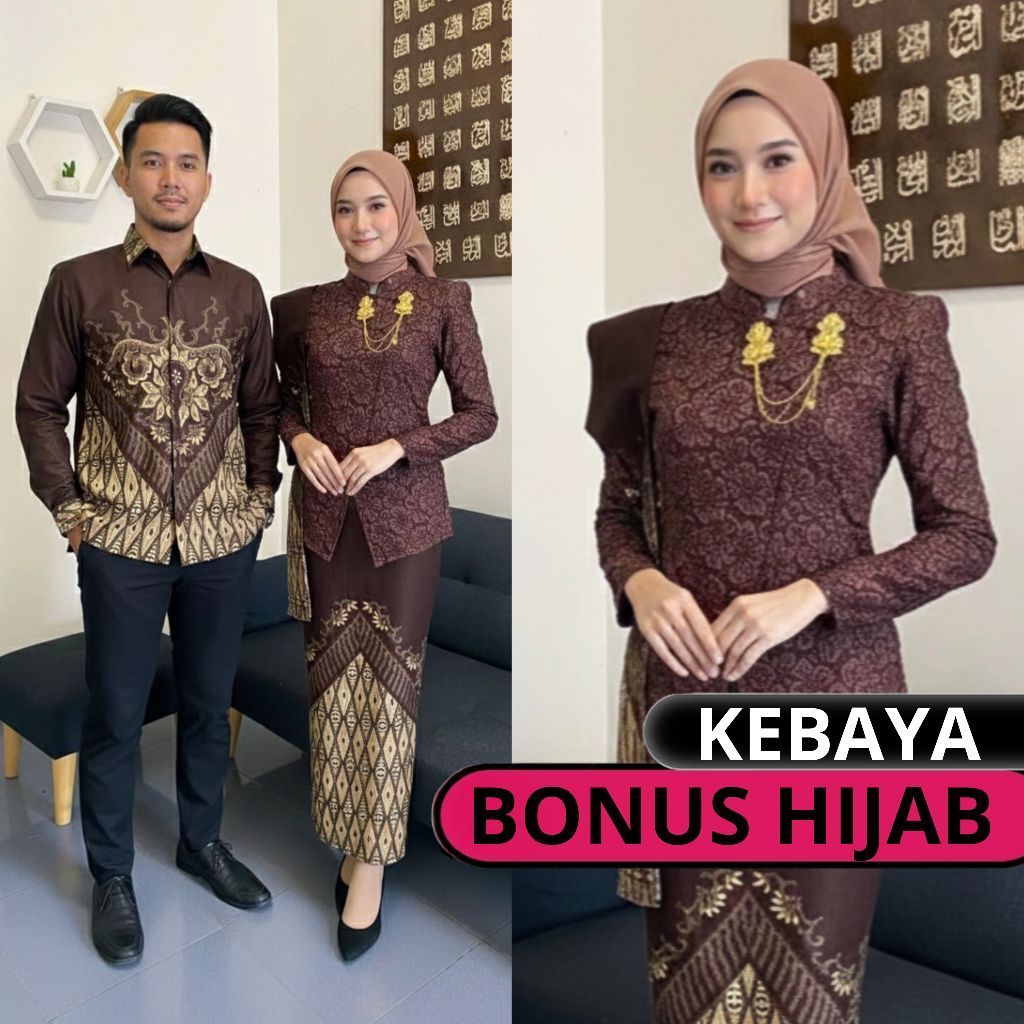 KEBAYA ANGGITA JANGAN FUKURO JACQUART KEBAYA WISUDA KEBAYA TUNANGAN KEBAYA LAMARAN SET KEBAYA PESTA 