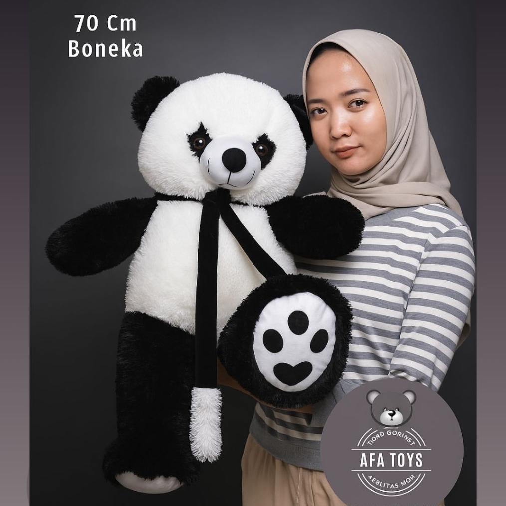 Boneka Panda Rafsir Lembut Ukuran XL 70cm DISKON