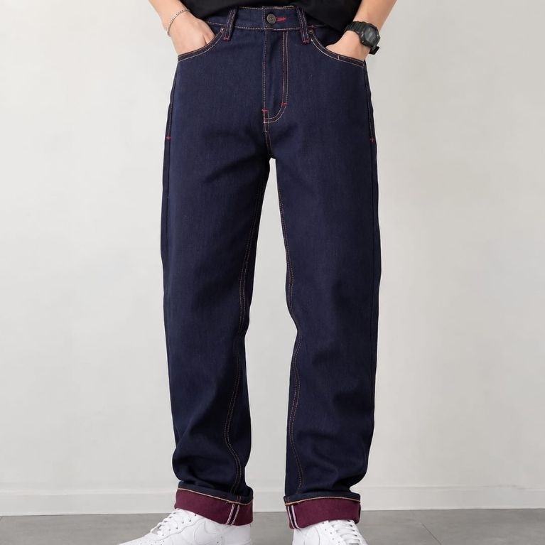 Jeans Selvedge Olympus Red Blue 16oz