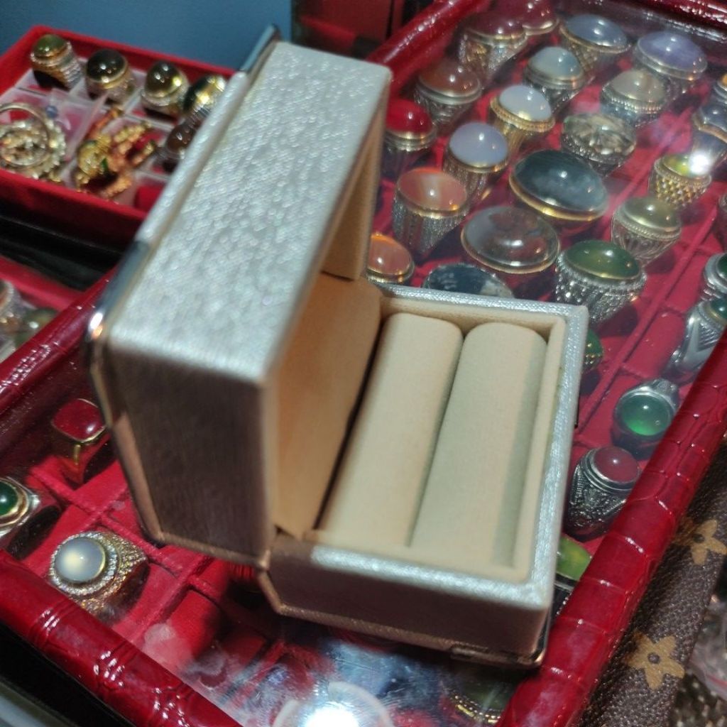 kotak cincin batu akik/ batu akik