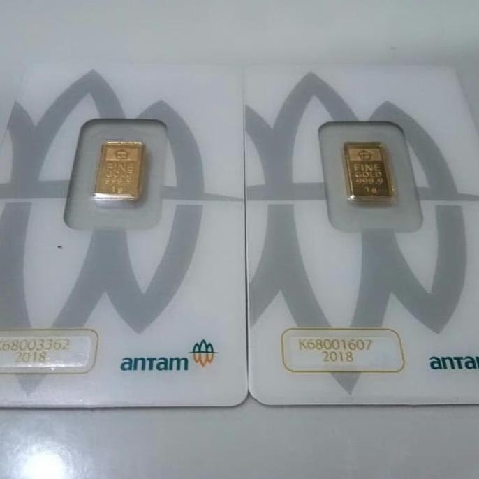 Terlaris Emas Antam Logam Mulia Emas Batangan 1 Gram