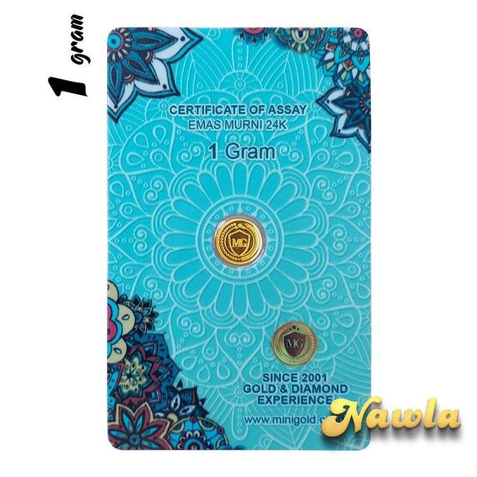 Terlaris Minigold 1 Gr Emas Murni Logam Mulia 24 Karat 1 Gram