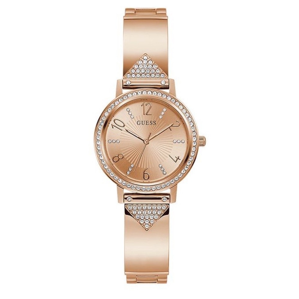Guess Watches GW0474L3 Original TRI LUXE Jam Tangan Wanita Analog Rose