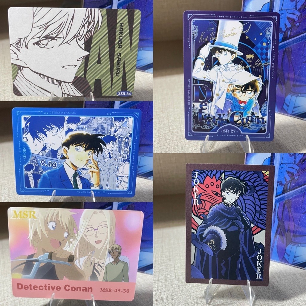 [SELECTED] KARTU CCG DAN STANDEE MINI DETECTIVE CONAN (baca deskripsi)
