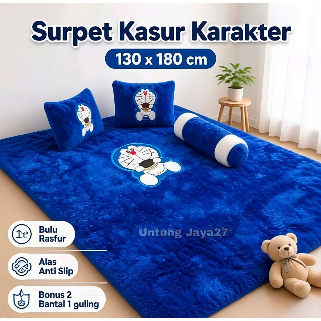 PROMO Surpet Karakter Tebal Kasur Lantai Karakter Bahan Bulu Rasfur Lembut | Kasur Lantai | Kasur Bu