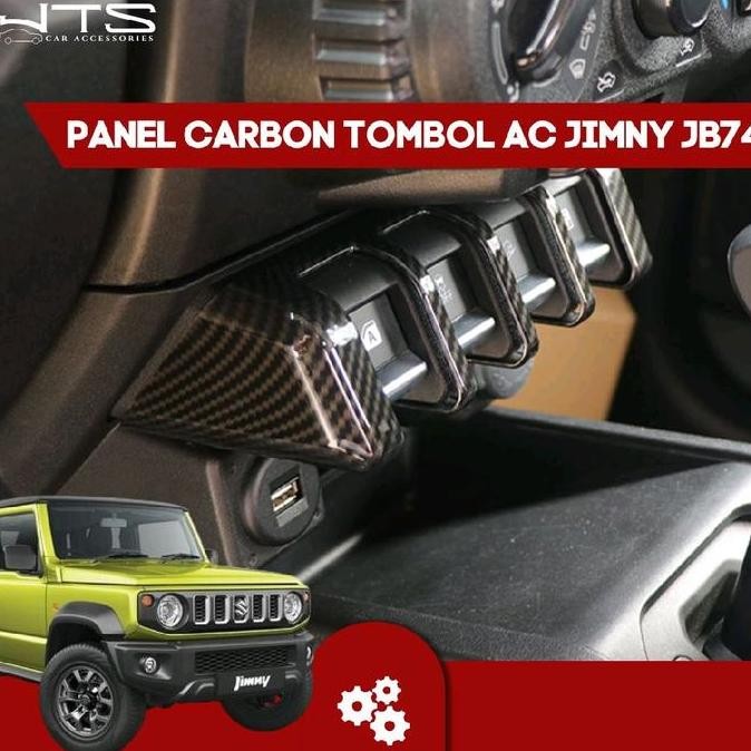 Cover Carbon Panel Tombol Suzuki Jimny JB74
