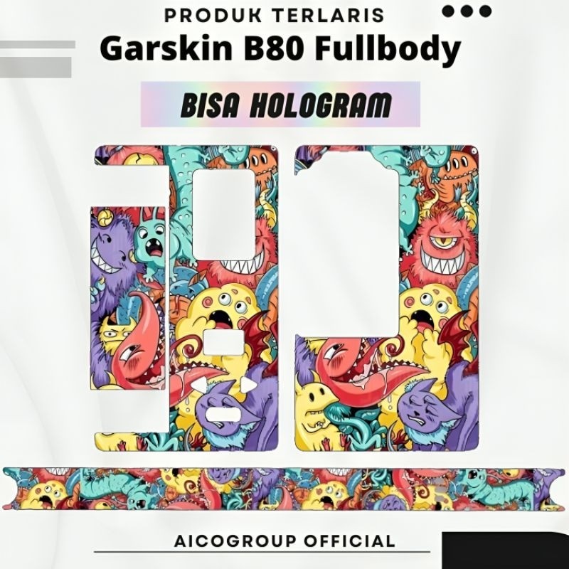 

[COD] Garskin Stiker Cinta B80 Quantac Non Hologram 23 Label Custom Presisi Terlaris