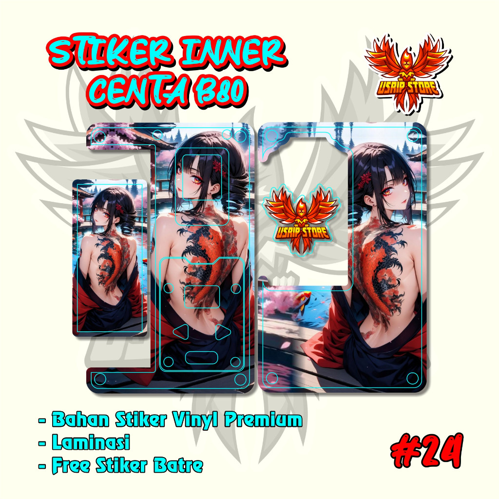 

[COD] Garskin Stiker 1 B80 24 Label Custom Presisi Terlaris