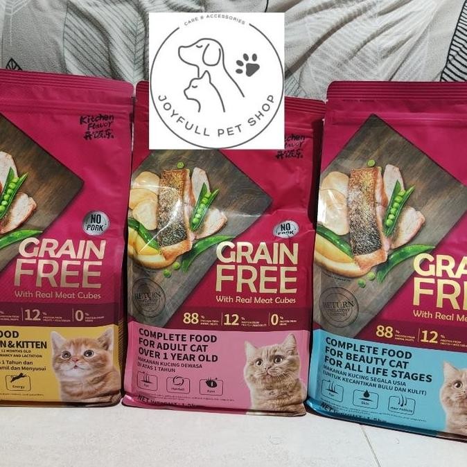 NEW KF CAT | Nature Gourmet Kitchen Flavour Cat - Kucing. 1,5 Kg. Cat Food. Dry Food Cat