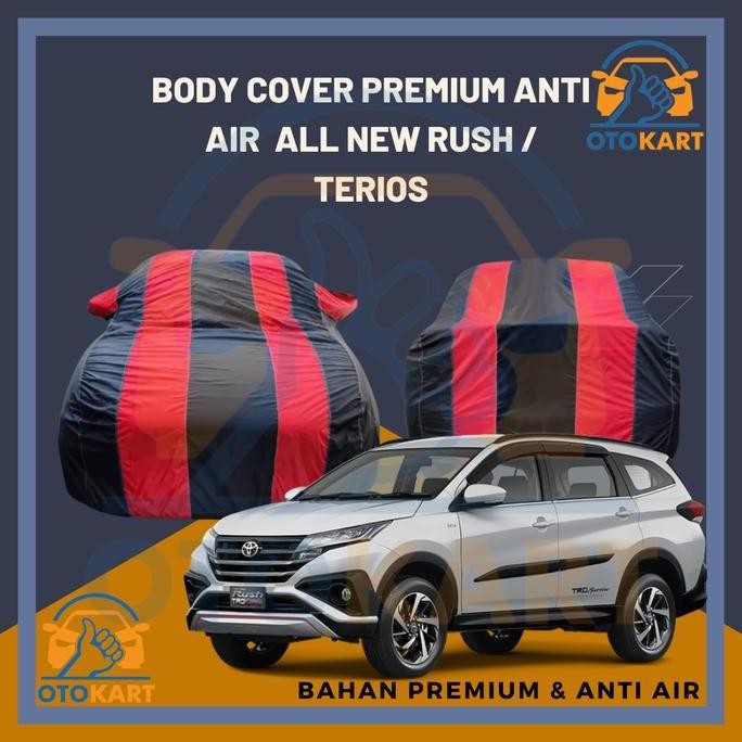 COVER MOBIL / SARUNG MOBIL ALL NEW RUSH PREMIUM ANTI AIR HITAM MERAH
